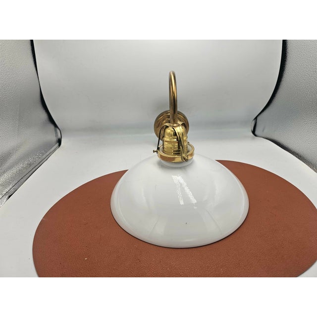 Art Deco Brass Wall Lamp, 1920s For Sale - Image 3 of 6