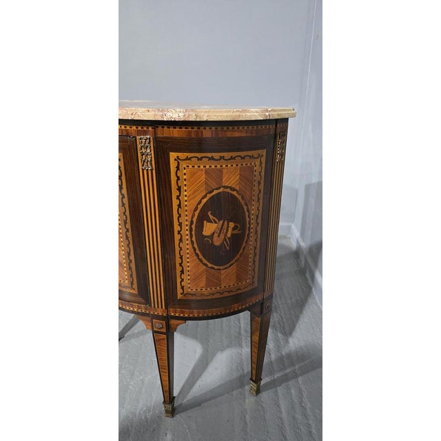 French Marquetry Cabinets, Set of 2 For Sale - Image 5 of 13