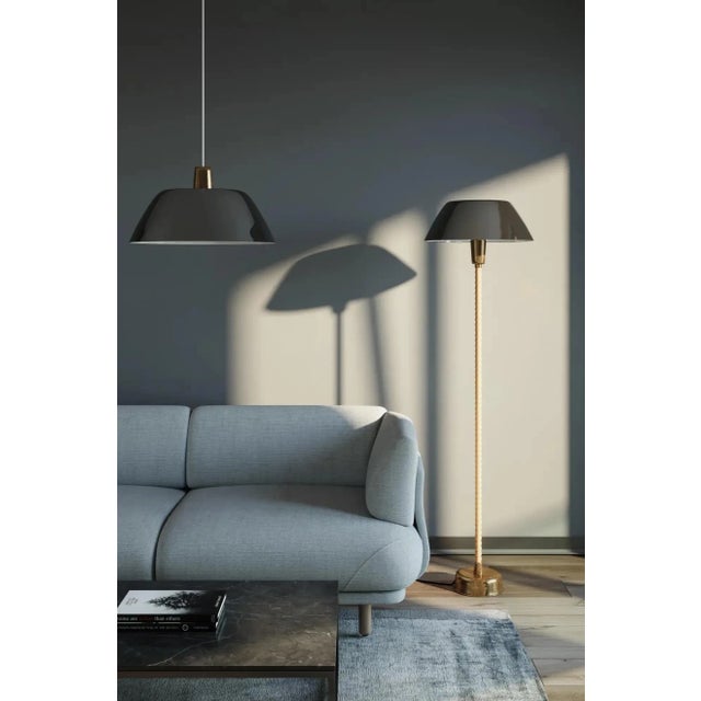 Metal Lisa Johansson-Pape 'Senator' Floor Lamp for Innolux Oy in White For Sale - Image 7 of 10