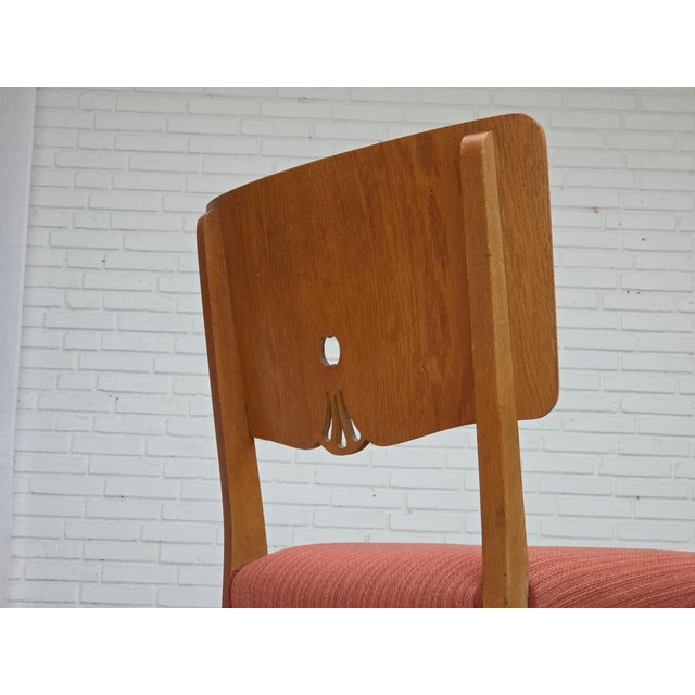 Vintage Danish Dining Chairs in Furniture Wool, 1950s, Set of 6 For Sale - Image 13 of 18