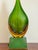 Flavio Poli Murano “Sommerso” Glass Lamp for Seguso Vetri d'Arte, ca. 1955. Beautiful emerald green and amber glass in...