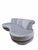 Mid Century Modern Adrian Pearsall Kidney Shape Cloud Sofa Newly Reupholstered in “Silver Mist” Patterned Italian Mohair A...