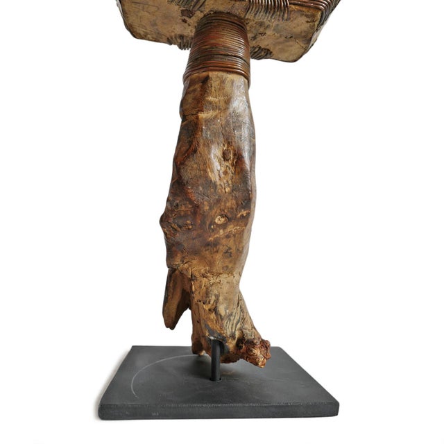 Copper Antique Kota Mahongue Figure For Sale - Image 8 of 9