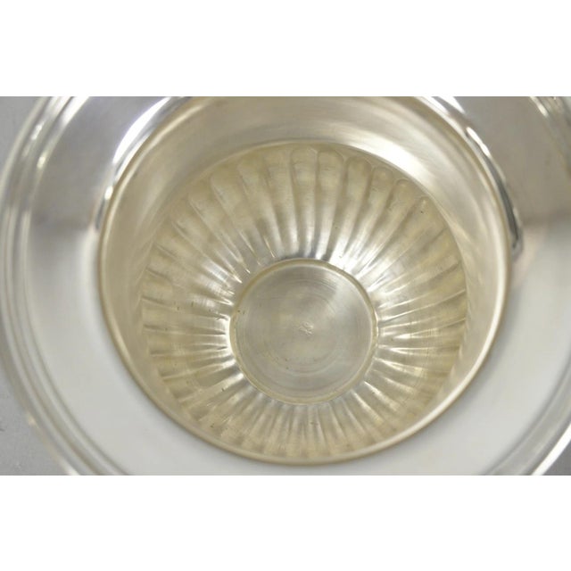 Silver Vintage Leonard Silver Plated Ribbed Trophy Cup Urn Champagne Chiller Ice Bucket For Sale - Image 8 of 12