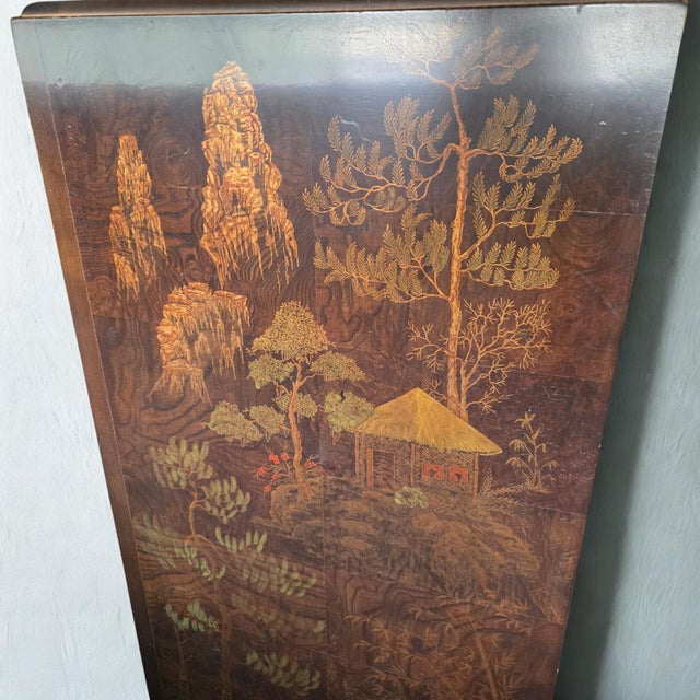 Vintage Henredon Folio 10 Chinoiserie Entertainment Storage Armoire 72" For Sale - Image 6 of 18
