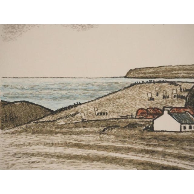 Mathurin Meheut, Brittany, Seaside Village, Engraving For Sale - Image 4 of 7