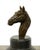 Art Deco Dark Bronze Horse Head Sculpture For Sale - Image 4 of 6