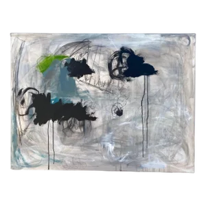 Original Mixed Media Abstract on Canvas by Allison Hobbs