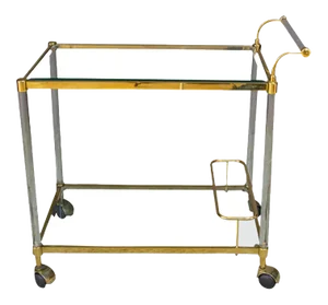 Vintage Italian Bar Cart Trolley