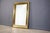 Very large giltwood mirror made in Belgium. Beautiful golden frame with inlaid mirror. Large in size, great statement...