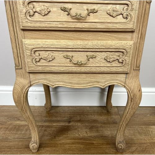 Wood Vintage Bedside Tables in Oak, Set of 2 For Sale - Image 7 of 13