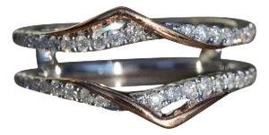 The Maynardville: Ladies 14K Two Tone Diamond Ring Jacket