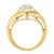 This stunning diamond ring is the perfect accessory for any special night out. Created in yellow plated sterling silver,...
