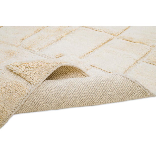 Early 21st Century Hand-Knotted Wool Rug by Azele Studio For Sale - Image 5 of 12