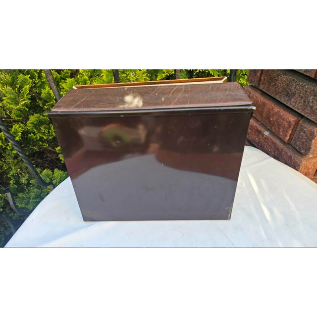1960s Metal Shoe Shine Stand for Tools, 1960s For Sale - Image 5 of 9