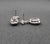 Metal 4.06 Ct Natural Pink Sapphire & Diamond Earrings, Pair For Sale - Image 7 of 8
