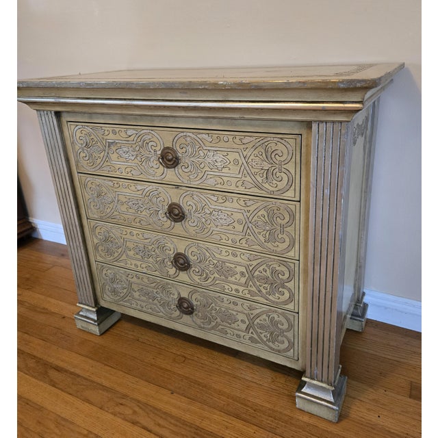 Classical Roman Late 20th Century Renaissance Revival Four-Drawer Chest For Sale - Image 3 of 13