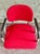 Scarlet 1950s Fully-Restored General Fireproofing Goodform Model 3257 Comfort Master Jr. Industrial Aluminum Swivel Desk Chair For Sale - Image 8 of 12