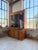 Antique napoleon-era 19th-century glass-fronted grocery store bookcase. we love its extra-large size, with a fairly deep...