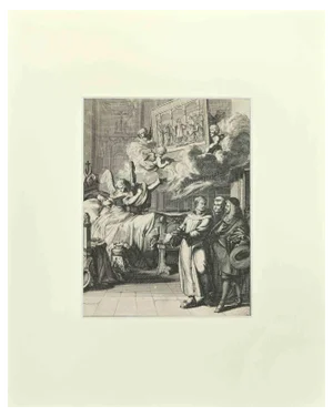 Romeyn de Hooghe, La Manière de se Bien Preparer à La Mort, Etching, 1700