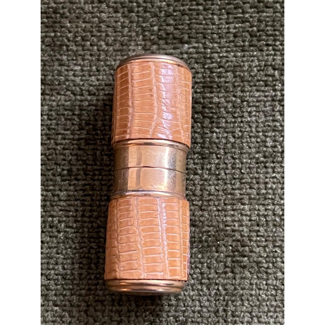 Rare Vintage "Paris Bric" Luxury Mini Snake Skin Lipstick Patrol Lighter For Sale - Image 14 of 18