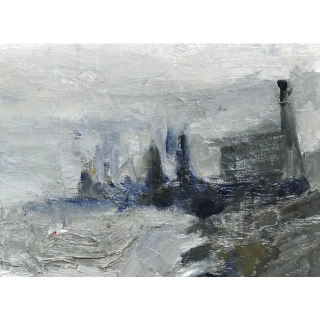Raymond Picque, Landscape, 1964, Oil on Canvas For Sale - Image 7 of 18