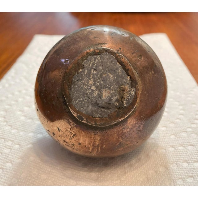Antique Greek 3 1/2 Pound Copper Scale Weight For Sale - Image 4 of 5