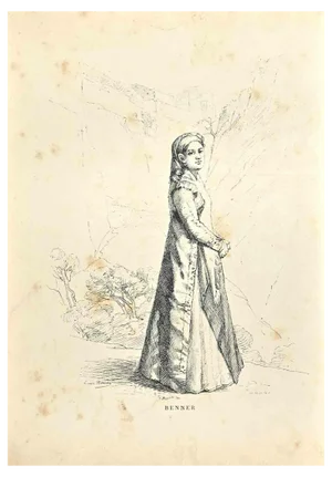Jean Benner, Woman, Lithograph, Late 19th Century