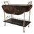 1950s Lacquered Goat Skin Bar Cart by Aldo Tura, Italy For Sale