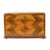 Art Deco Style Wooden Jewelry Box with Chevron Inlay, 1950s For Sale - Image 4 of 18