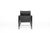 Eileen Gray Transat Lounge Chair in Black Leather by Eileen Gray for Ecart International, 1980s For Sale - Image 4 of 12