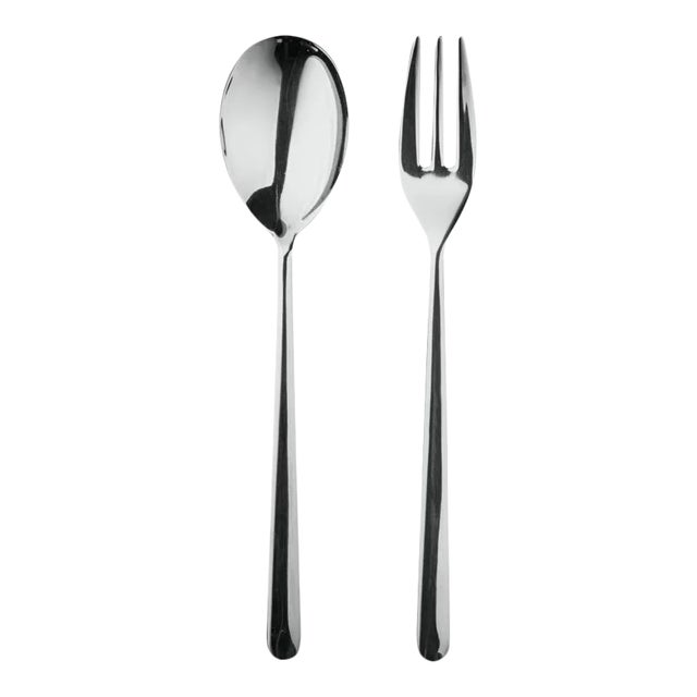 Mepra Linea 2-Piece Serving Set (fork & Spoon) For Sale