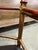 Vintage Chinese Chippendale Cast Iron Faux Bamboo Chair For Sale - Image 4 of 6