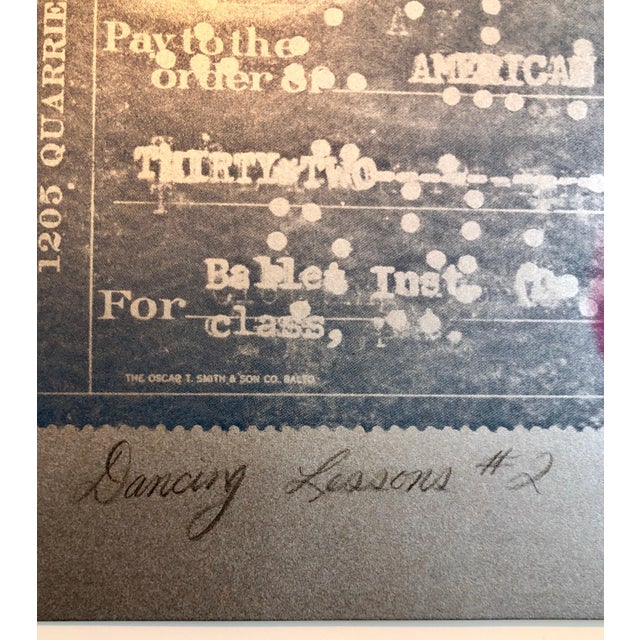 Joanne Seltzer, 1970s Pop Art "Dancing Lessons #2" Silver Silkscreen Mod Ballet Girl Print, 1978 For Sale In Miami - Image 6 of 9