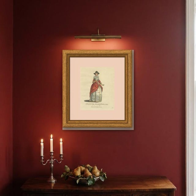 Paper Jefferys, Lady Mayoress of London in 1640, Ruff and Red Gown, 1757, Engraving For Sale - Image 7 of 9