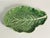 Contemporary 1960s Organic Modern Portugese Bordallo Pinheiro Cabbage Leaf Platter For Sale - Image 3 of 6