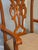 Cinnamon Pair of Lacquered Chippendale Style Chairs For Sale - Image 8 of 8