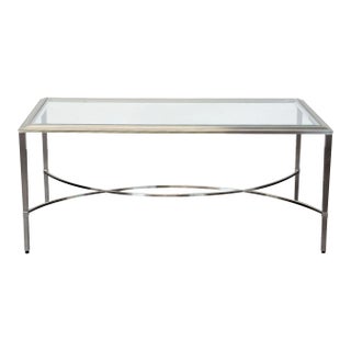 Attributed Ethan Allen Transitional Coffee Table For Sale