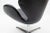 Black Danish Swan Chair by Arne Jacobsen for Fritz Hansen, 2007 For Sale - Image 8 of 10