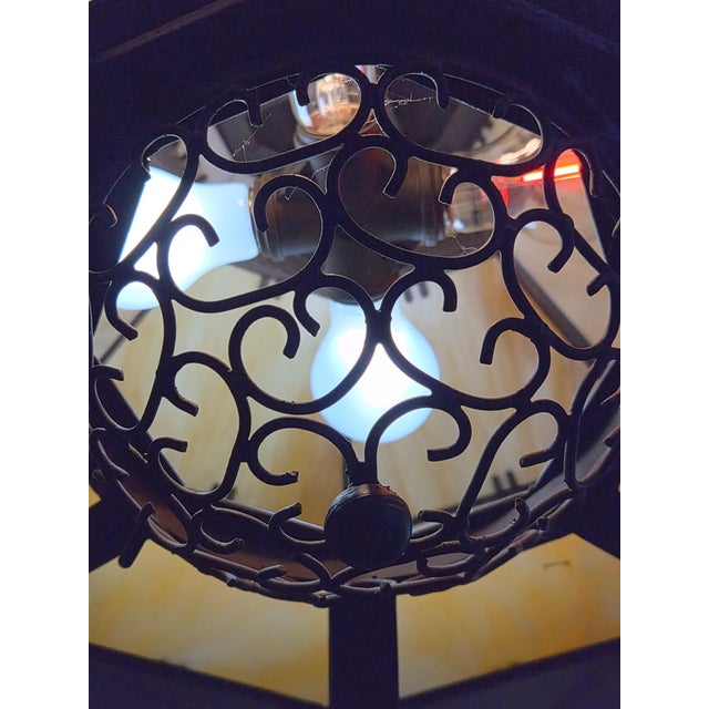 Marakesh 4 Light Iron Pendant Chandelier For Sale - Image 10 of 11