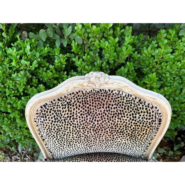 1920s French Louis XV Style Vanity Chair For Sale - Image 4 of 10