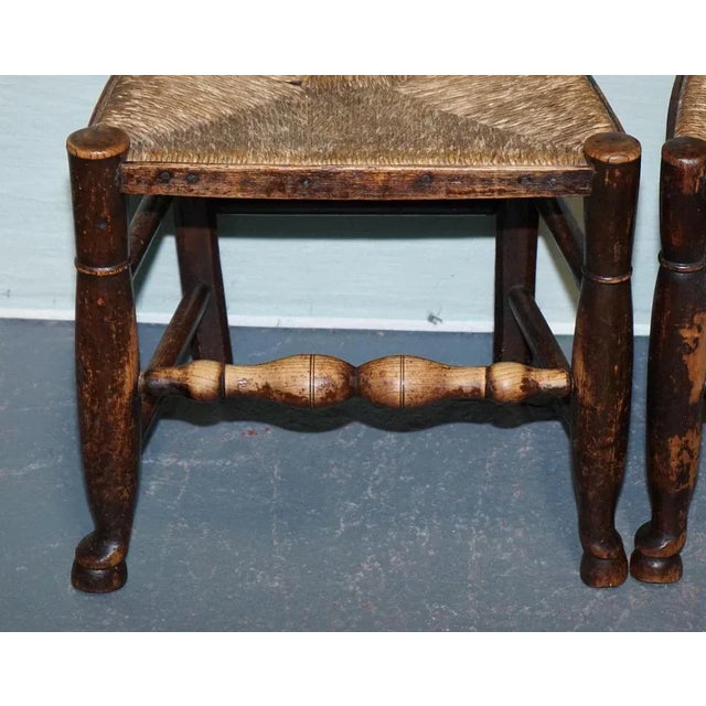 Country House Dining Chairs in Oak, Set of 4 For Sale - Image 17 of 18