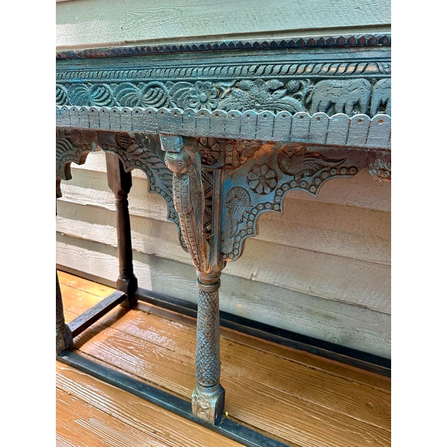 1950s Vintage Carved Altar Table For Sale In Atlanta - Image 6 of 9