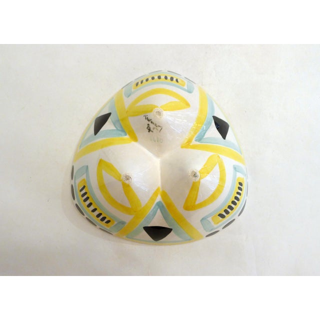 1950s Vintage Tripod Bowl in Revernay Earthenware, 1950s For Sale - Image 5 of 14