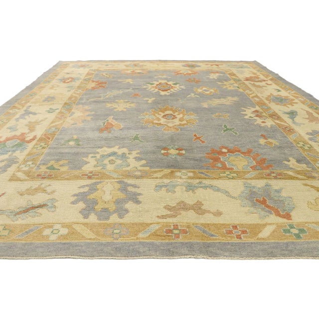 Early 21st Century Turkish Oushak Rug - 09'05 X 12'05 For Sale - Image 5 of 12