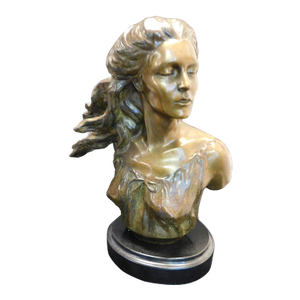 Frederick Hart the Muse Suite "Music" Bronze Sculpture With Granite Base