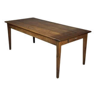 French Dining Table in Fruitwood For Sale