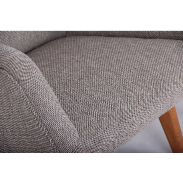 Beige Set of Danish Easy Chairs by Illum Wikkelsø for A/S Mikael Laursen, 1950s For Sale - Image 8 of 10