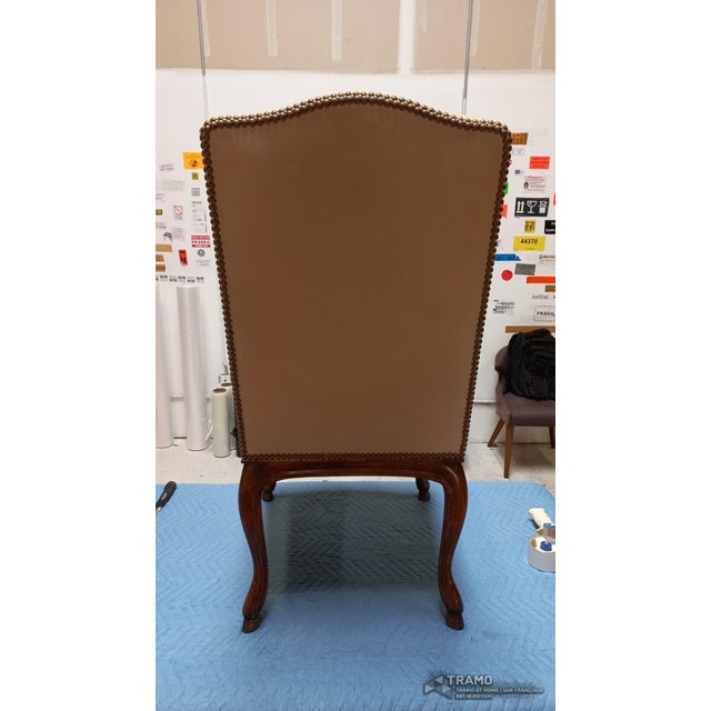 Michael Taylor Michael Taylor Borsalino Chairs- Set of 10 For Sale - Image 4 of 11