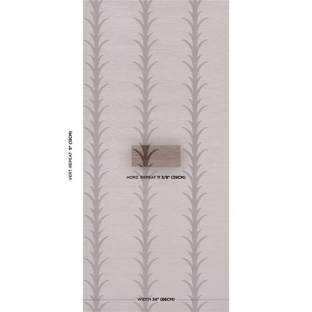 This sophisticated pattern is a stylized stripe based on a classic acanthus leaf motif. Elegant and versatile, the design...